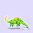 Dinosaur Brontosaurus Premium Vinyl Sticker, Water Bottle Sticker, Dinosaur Party Favors, Laptop Decal